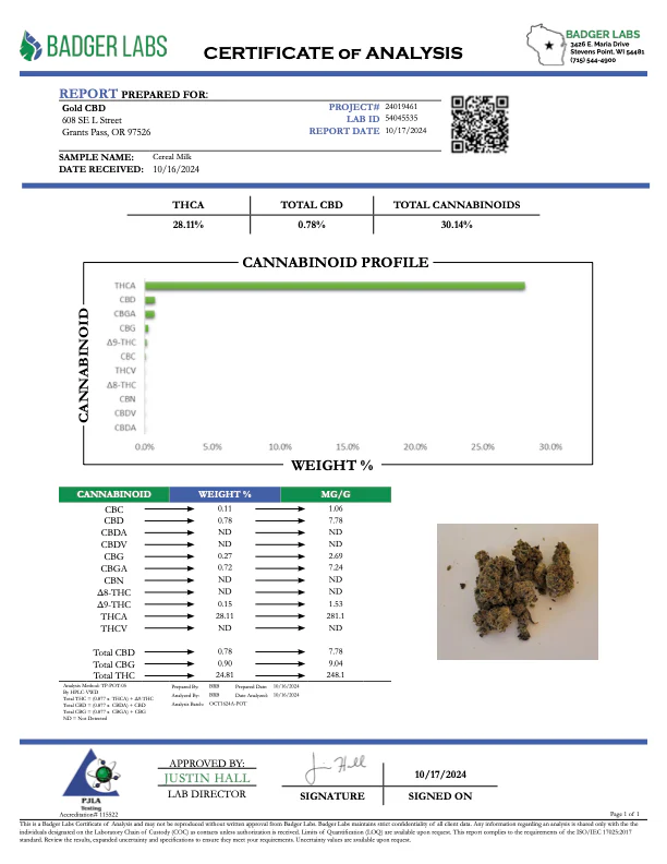 Cereal Milk THCA FLOWER - AAA INDOOR - Image 2